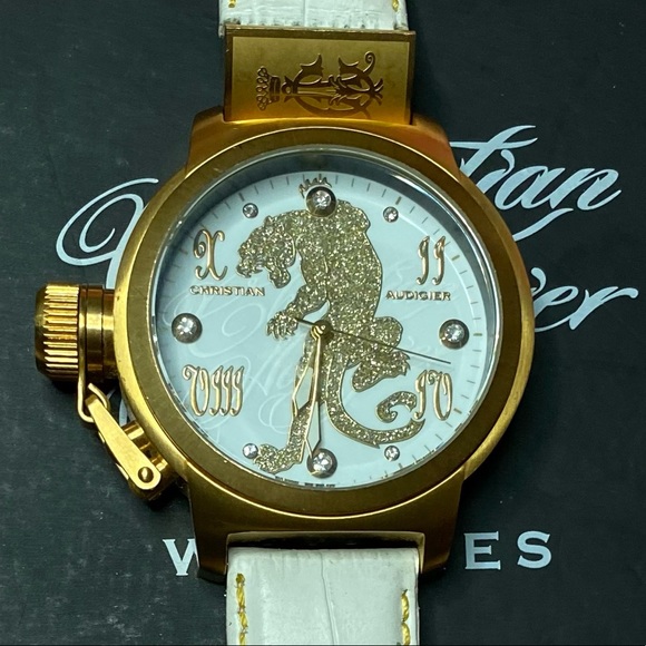 Christian Audigier men’s Watch White 44mm Model no. ETE 116 - Picture 1 of 6